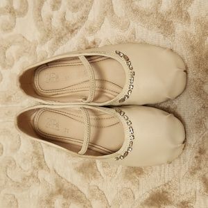 ZARA ballet flats with rhinestone detail